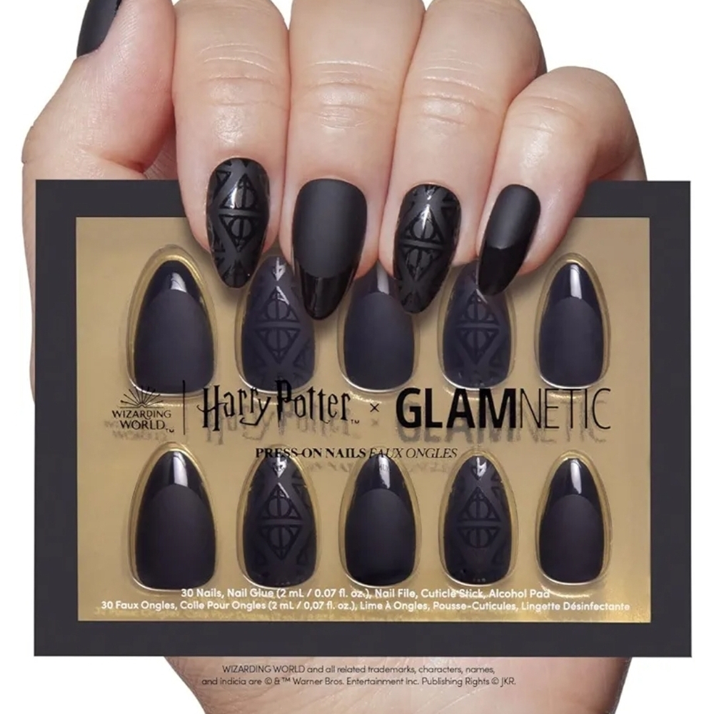 x Harry Potter Black Press-On Nails